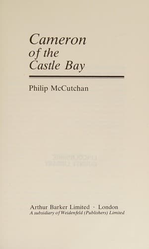Cover image for Cameron of the Castle Bay