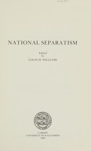 Cover image for National separatism