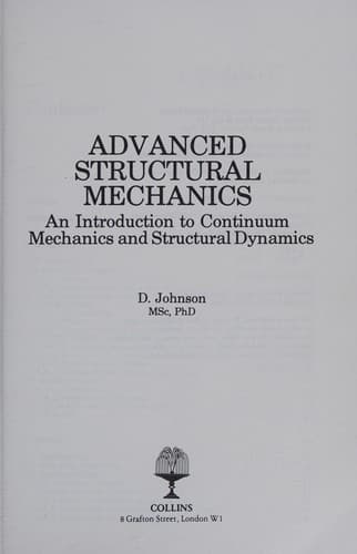 Cover image for Advanced structural mechanics