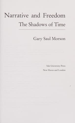 Cover image for Narrative and freedom