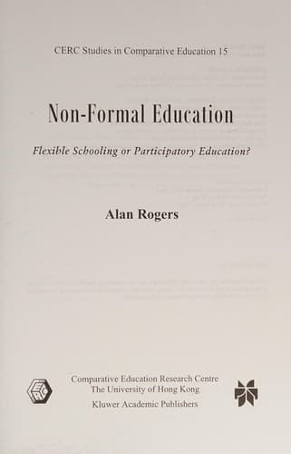 Cover image for Non-formal education