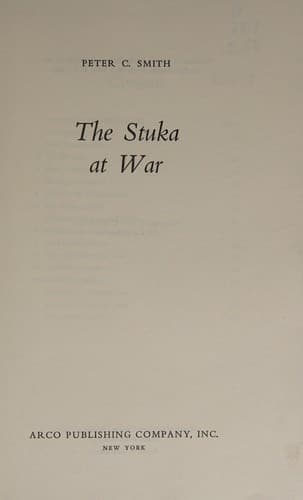 Cover image for The Stuka at war