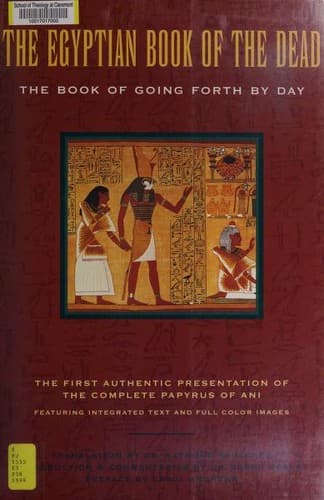 Cover image for The Egyptian Book of the dead