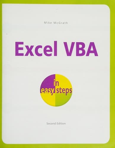 Cover image for Excel VBA in easy steps