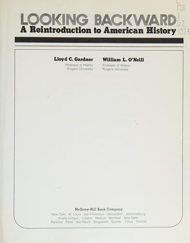 Cover image for Looking backward