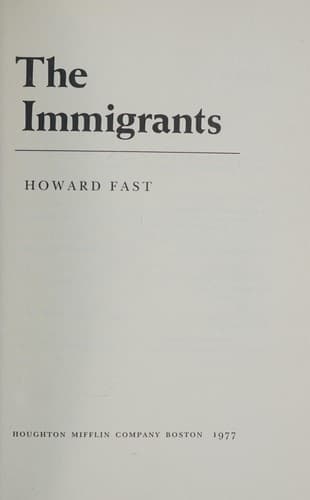 The immigrants