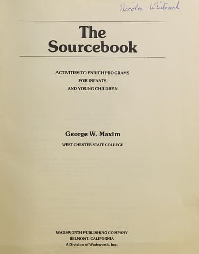 Cover image for The sourcebook