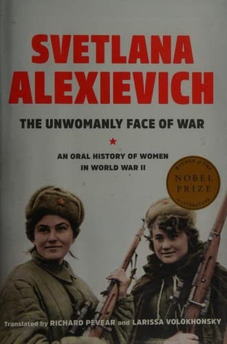 Cover image for The unwomanly face of war