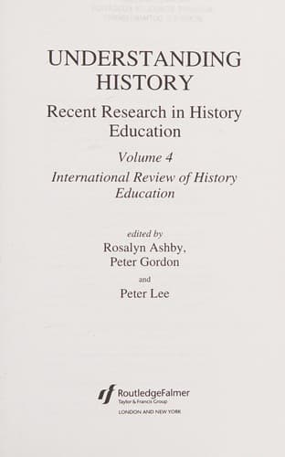Cover image for Understanding history
