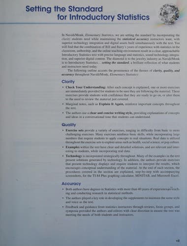 Cover image for Elementary statistics