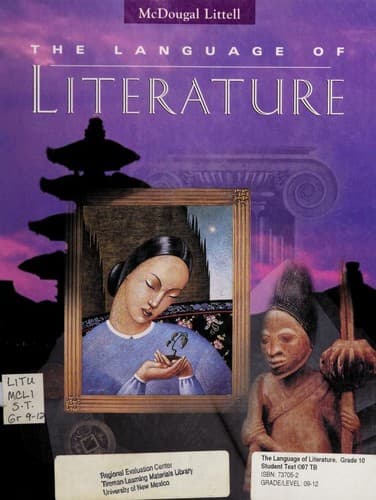 Cover image for The Language of Literature