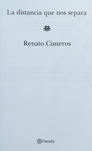 Cover image for La distancia que nos separa