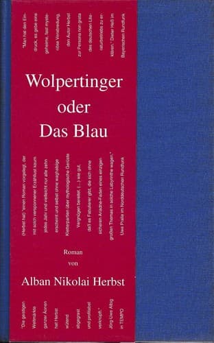Cover image for Wolpertinger oder das Blau