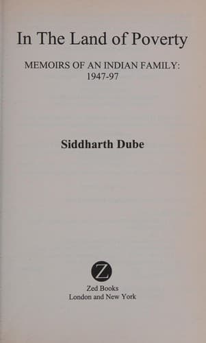 Cover image for In the land of poverty