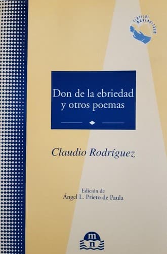 Cover image for Don de la ebriedad y otros poemas