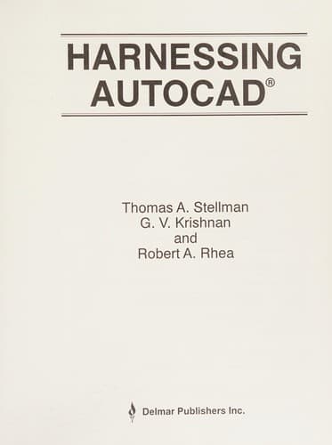 Cover image for Harnessing AutoCAD®