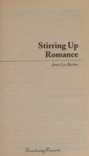 Cover image for Stirring up romance