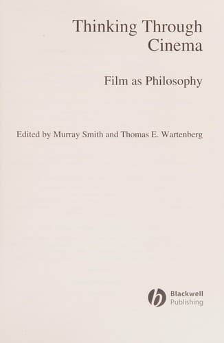 Cover image for Thinking through cinema
