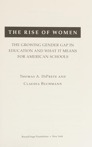 The rise of women