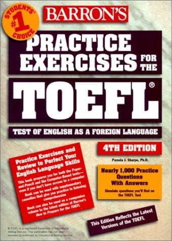 Cover image for Barron's Practice Exercises for the Toefl Test