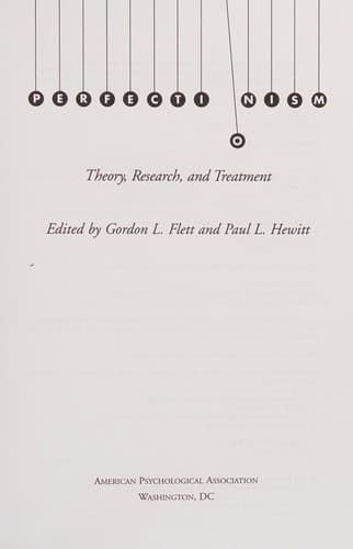Cover image for Perfectionism
