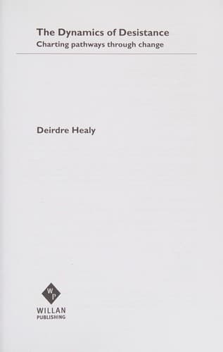 Cover image for The dynamics of desistance
