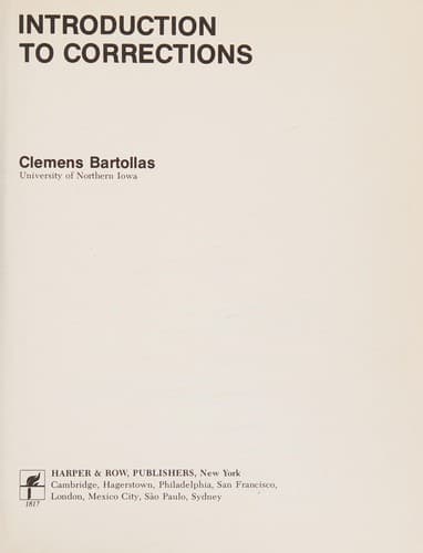 Cover image for Introduction to corrections