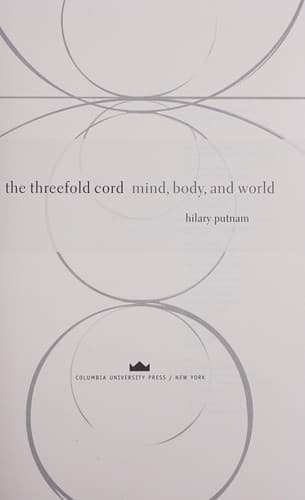 Cover image for The threefold cord