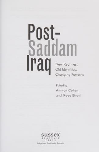 Post-Saddam Iraq