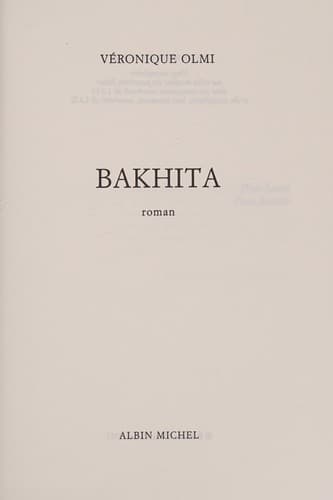 Cover image for Bakhita