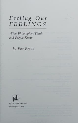 Feeling our feelings