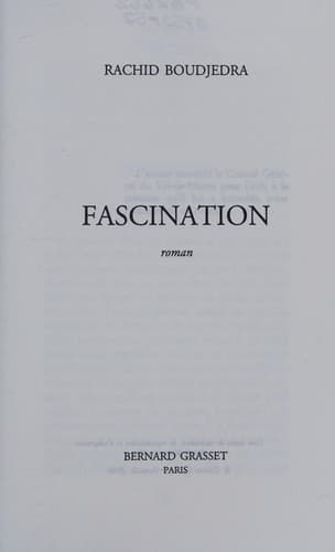 Cover image for Fascination