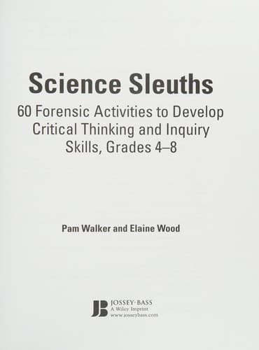 Cover image for Science sleuths