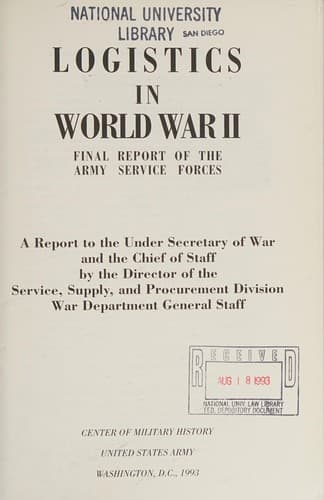 Logistics in World War II