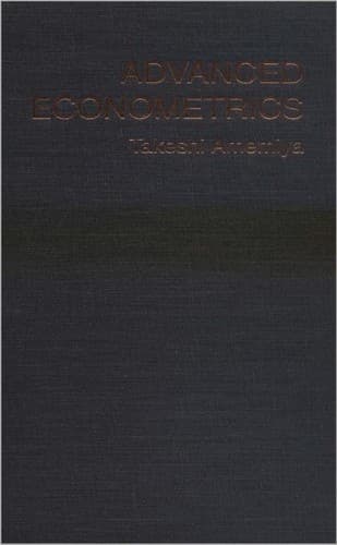 Cover image for Advanced econometrics