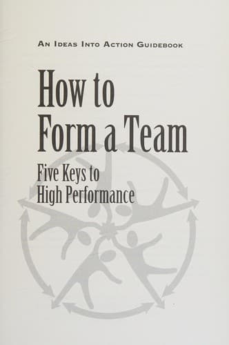 Cover image for How to form a team