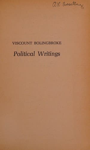 Cover image for Political writings.