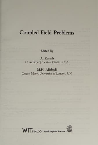 Cover image for Coupled field problems