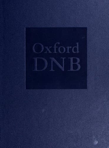 Cover image for Oxford Dictionary of National Biography