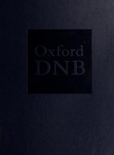 Cover image for Oxford Dictionary of National Biography
