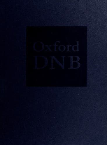 Cover image for Oxford Dictionary of National Biography
