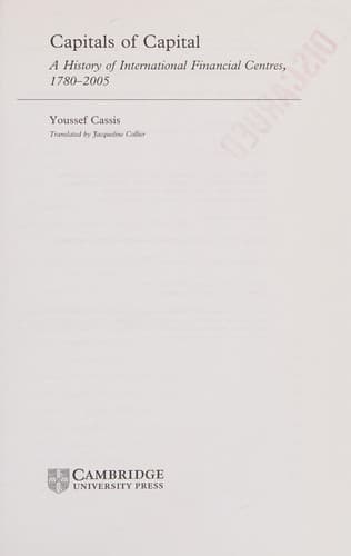 Cover image for Capitals of capital