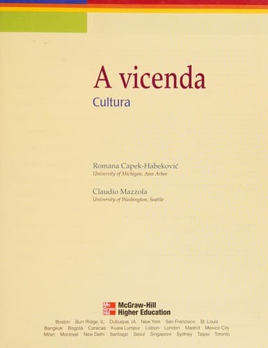 Cover image for A vicenda