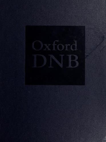 Cover image for Oxford Dictionary of National Biography