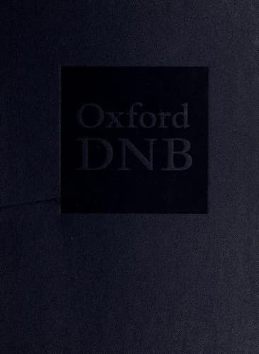 Cover image for Oxford Dictionary of National Biography