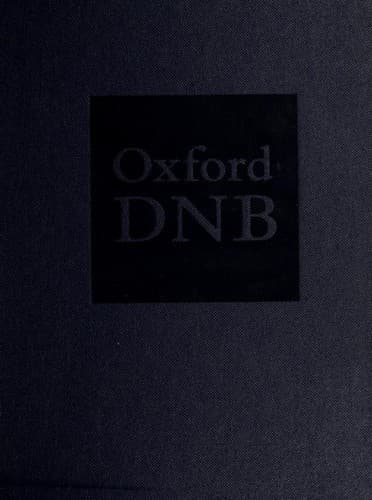 Cover image for Oxford Dictionary of National Biography