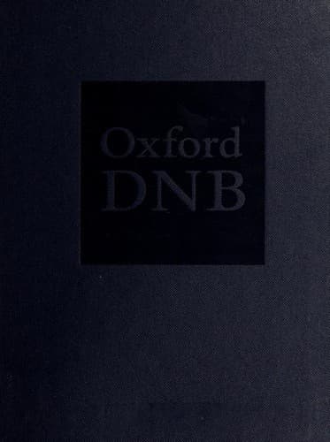 Cover image for Oxford Dictionary of National Biography