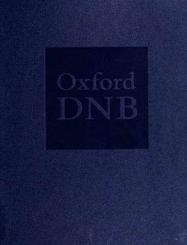 Cover image for Oxford Dictionary of National Biography