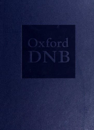 Cover image for Oxford Dictionary of National Biography