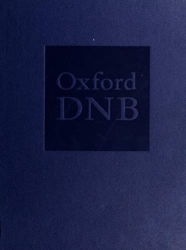 Cover image for Oxford Dictionary of National Biography